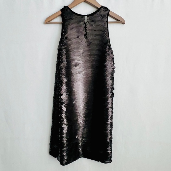 NWT Rebecca Minkoff Becky Sequin Mini Dress Black Size S - Picture 5 of 13